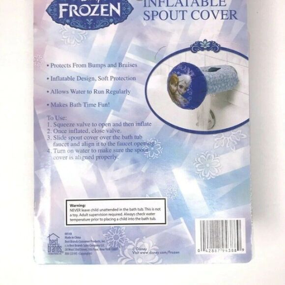 Frozen Inflatable Bath Spout Cover Anna & Elsa by Disney NEW SEALED - Picture 2 of 2